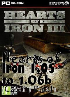 Box art for Hearts of Iron 1.05 to 1.06b (Czech) Patch