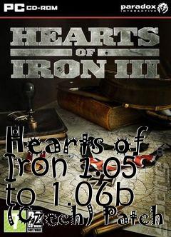 Box art for Hearts of Iron 1.05 to 1.06b (Czech) Patch