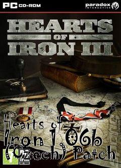 Box art for Hearts of Iron 1.06b (Czech) Patch