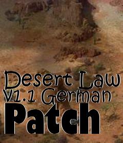Box art for Desert Law v1.1 German Patch