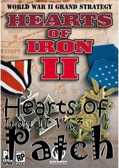 Box art for Hearts of Iron II V1.3 Patch