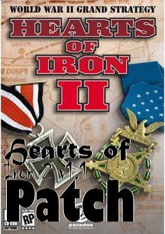 Box art for Hearts of Iron 2 v1.1 Patch