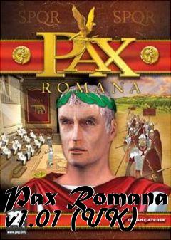 Box art for Pax Romana v1.01 (UK)