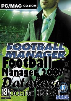 Box art for Football Manager 2007 Database Update 08-31