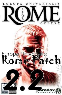 Box art for Europa Universalis: Rome Patch 2.2