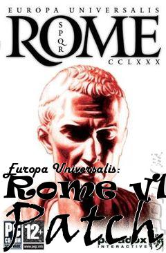 Box art for Europa Universalis: Rome v1.2 Patch