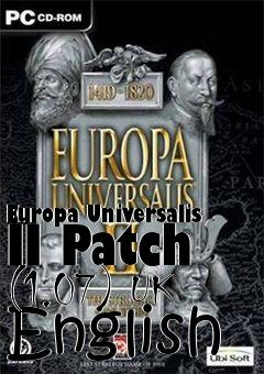 Box art for Europa Universalis II Patch (1.07) UK English