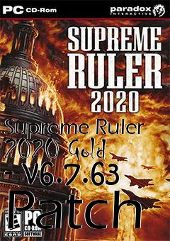 Box art for Supreme Ruler 2020 Gold - v6.7.63 Patch