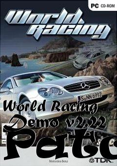 Box art for World Racing Demo v2.22 Patch