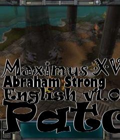 Box art for Maximus XV Abraham Strong English v1.03 Patch