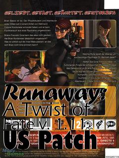 Box art for Runaway: A Twist of Fate v. 1.11 US Patch