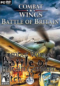 Box art for Combat Wings: Battle of Britain German Patch #1