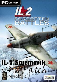Box art for IL-2 Sturmovik v4.11 Patch (International)