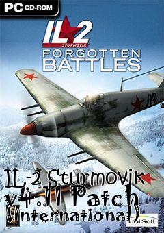 Box art for IL-2 Sturmovik v4.11 Patch (International)