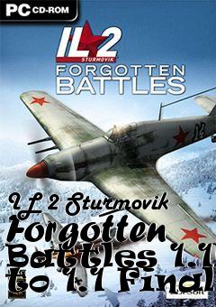 Box art for IL 2 Sturmovik Forgotten Battles 1.1b to 1.1 Final