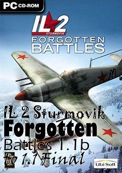 Box art for IL 2 Sturmovik Forgotten Battles 1.1b to 1.1 Final