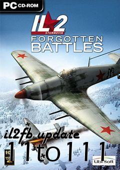 Box art for il2fb update 11to111