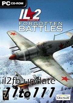 Box art for il2fb update 11to111