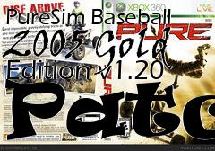 Box art for PureSim Baseball 2005 Gold Edition v1.20 Patch