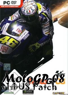 Box art for MotoGP 08 v1.1 US Patch