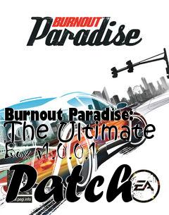 Box art for Burnout Paradise: The Ultimate Box v1.0.0.1 Patch