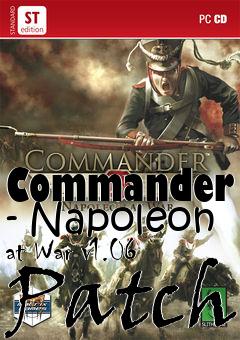 Box art for Commander - Napoleon at War v1.06 Patch