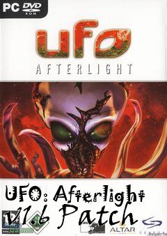 Box art for UFO: Afterlight v1.6 Patch