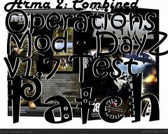 Box art for Arma 2: Combined Operations Mod - DayZ v1.7 Test Patch