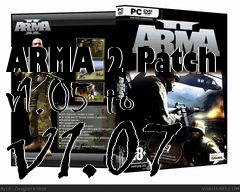 Box art for ARMA 2 Patch v1.05 to v1.07