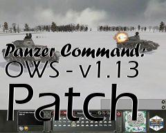 Box art for Panzer Command: OWS - v1.13 Patch