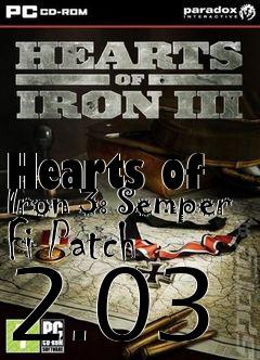Box art for Hearts of Iron 3: Semper Fi Patch 2.03
