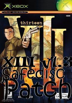 Box art for XIII v1.3 Safedisc Patch