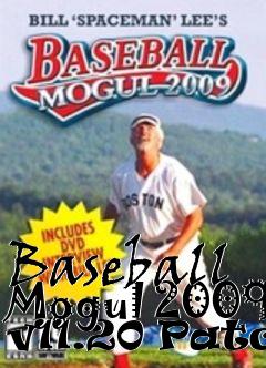 Box art for Baseball Mogul 2009 v11.20 Patch