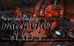 Box art for Genesis Rising Patch v1.02 - v1.03.1