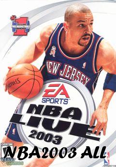 Box art for NBA2003 ALL