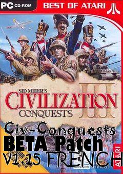 Box art for Civ-Conquests BETA Patch v1.15 FRENCH