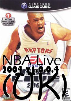 Box art for NBA Live 2004 v1.0.0.4 (UK)