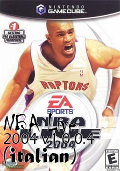 Box art for NBA Live 2004 v1.0.0.4 (italian)