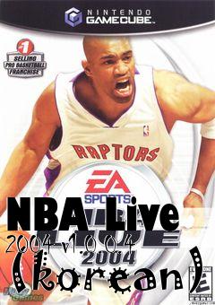 Box art for NBA Live 2004 v1.0.0.4 (korean)