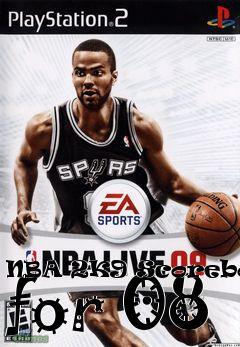 Box art for NBA 2K9 Scoreboard for 08