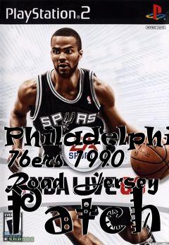 Box art for Philadelphia 76ers 1990 Road Jersey Patch