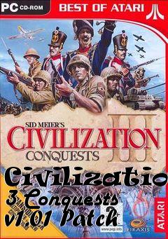 Box art for Civilization 3 Conquests v1.01 Patch