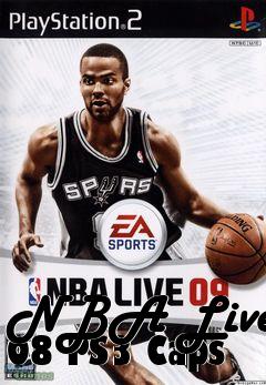 Box art for NBA Live 08 PS3 Caps