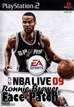 Box art for Ronnie Brewer Face Patch