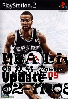 Box art for NBA Live 08 PS3 Roster Update - 02-11-08