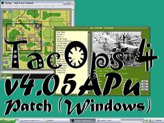 Box art for TacOps 4 v4.05APu Patch (Windows)