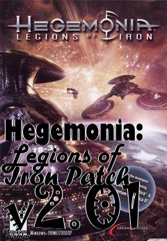 Box art for Hegemonia: Legions of Iron Patch v2.01