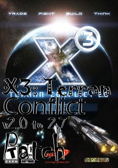 Box art for X3: Terran Conflict v2.0 to 2.7 Patch
