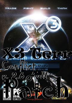 Box art for X3 Terran Conflict v. 2.6 Full Patch