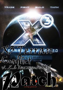 Box art for X3 Terran Conflict v. 2.6 Incremental Patch